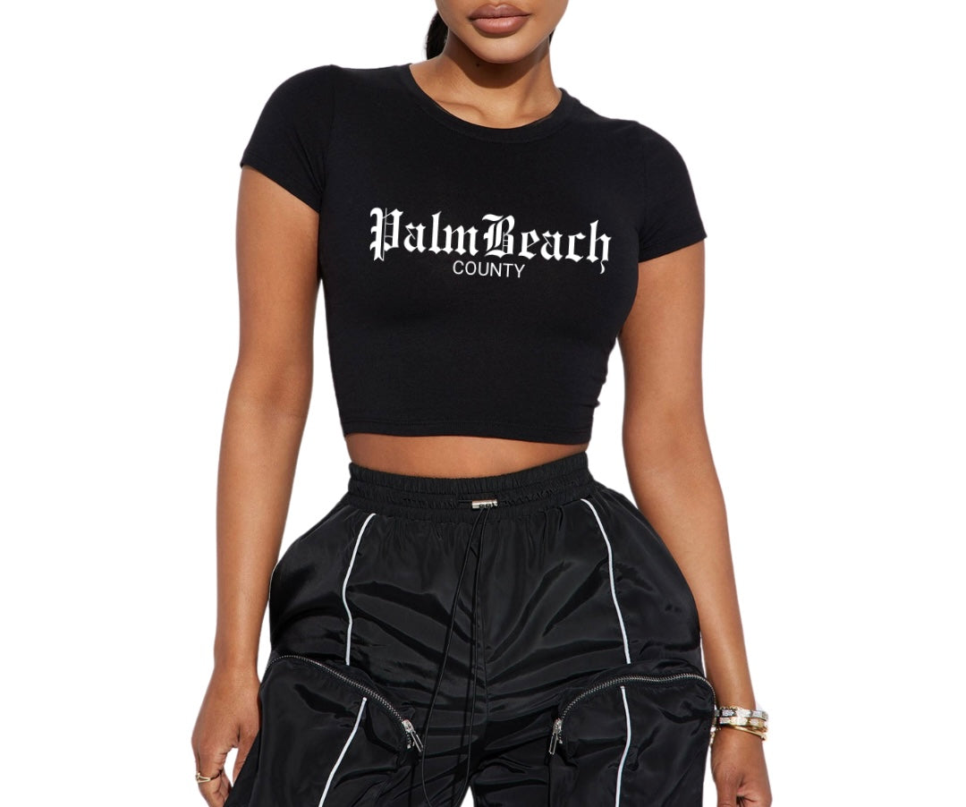 Palm Beach - Crop Top