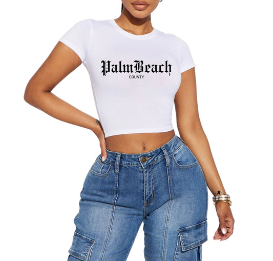 Palm Beach - Crop Top